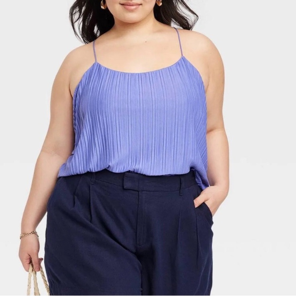 A New Day Camisole Tank Top Purple - Picture 2 of 13